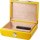 Humidor gelb/carbon glänzend für ca. 25 Zigarren