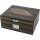 Humidor mit Dekor Blatt für ca. 25 Zigarren