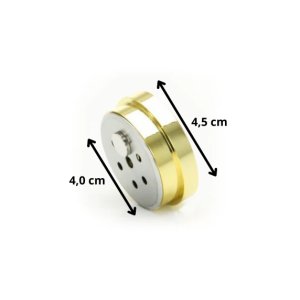 ADORINI Haarhygrometer analog gold 4,5cm