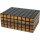PASSATORE Humidor Rippen schwarz/Makassar matt, 30-40 Zig.